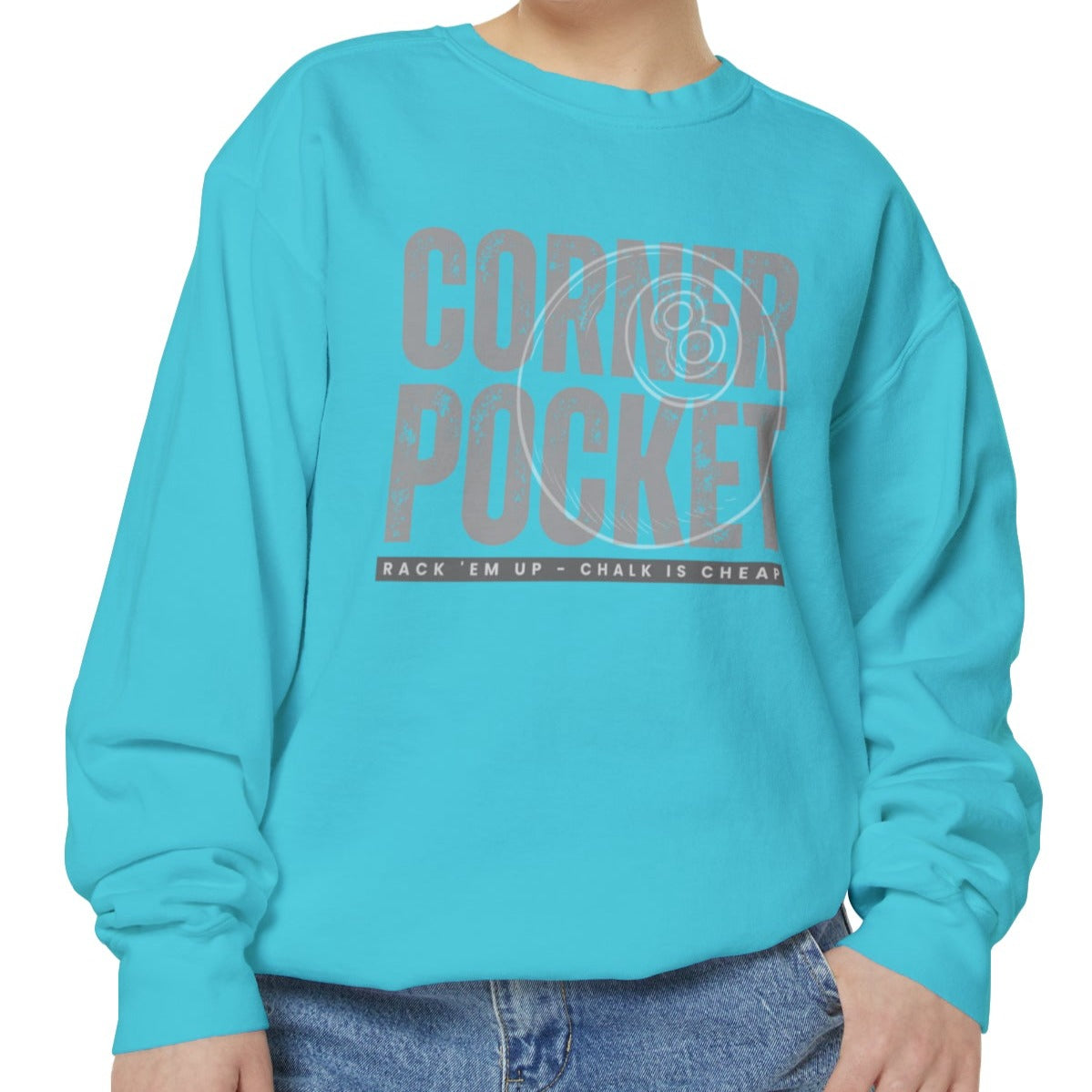 Cozy Comfort Colors Women's Sweatshirt Corner Pocket - Eddy and Rita