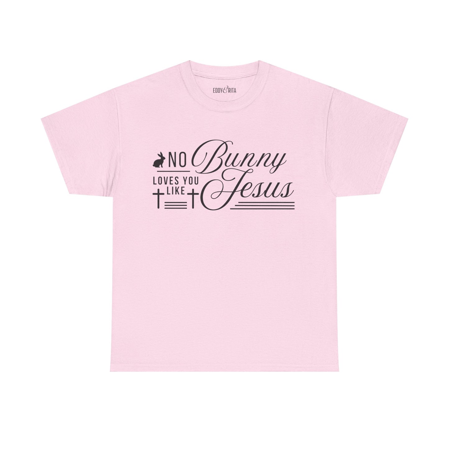 No Bunny Loves You Like Jesus Unisex Heavy Cotton Tee - Fun Easter Graphic Shirt