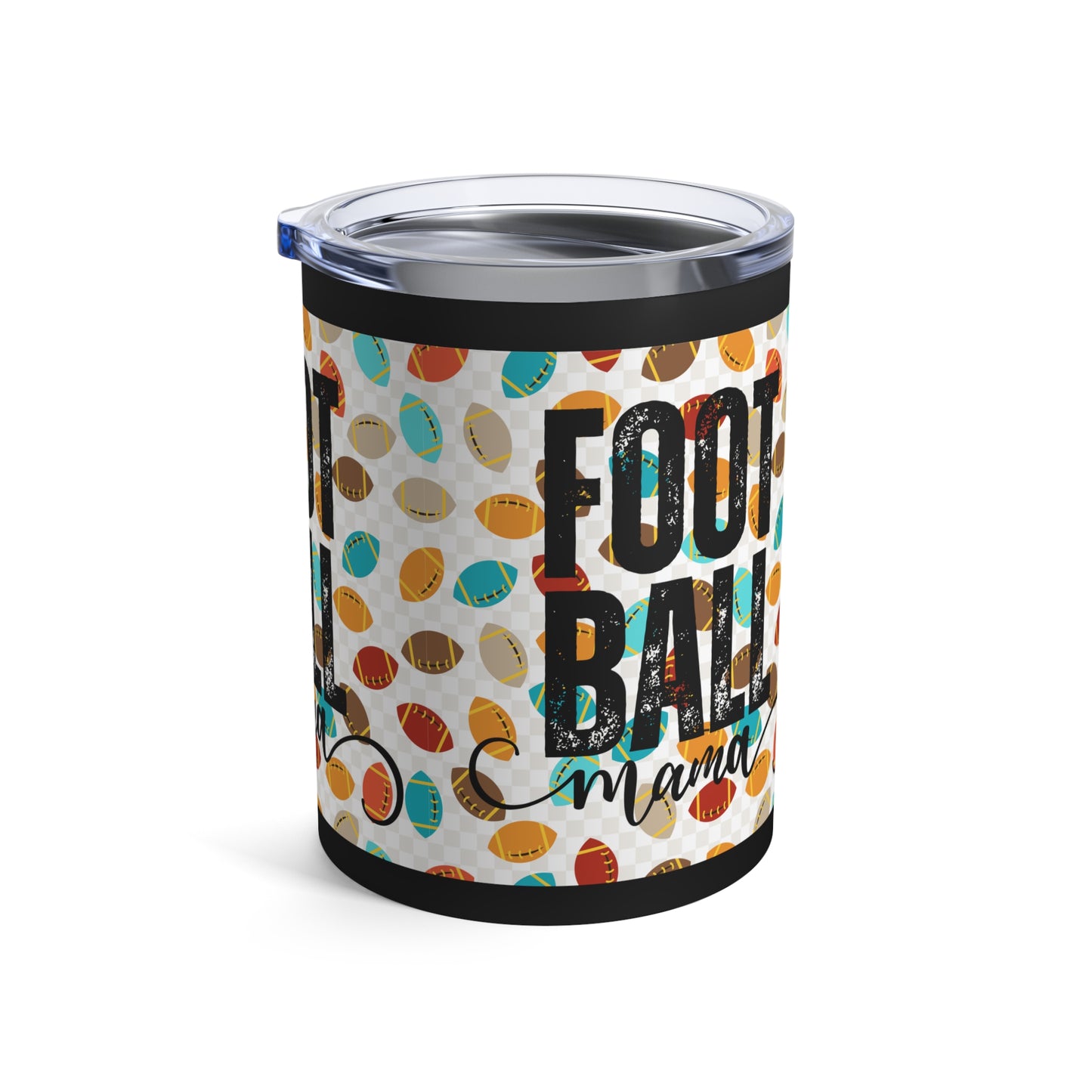 Football Mama 10oz Stainless Tumbler - Eddy and Rita