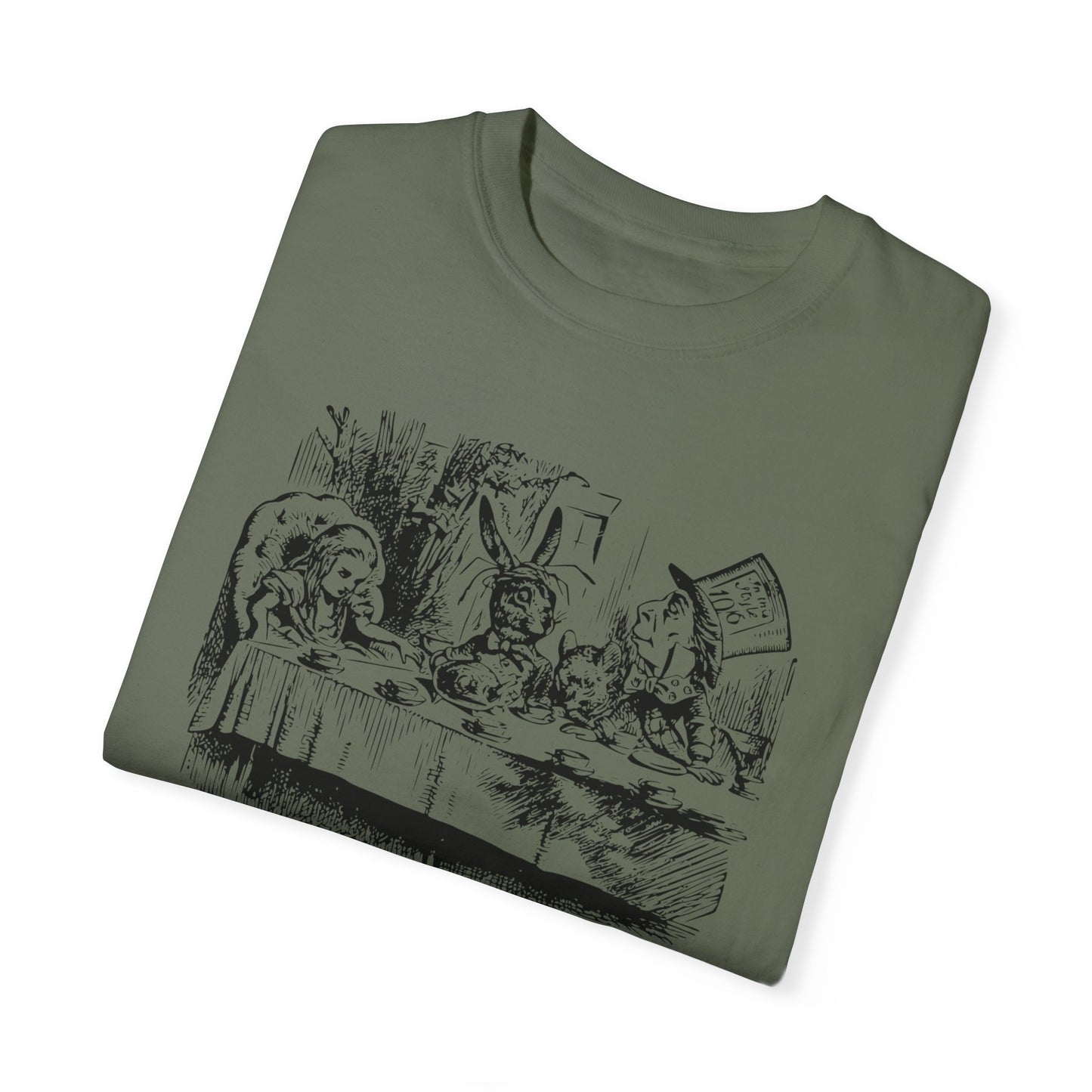 Spill The Tea Unisex Garment-Dyed T-Shirt - Fun Conversation Starter Tee