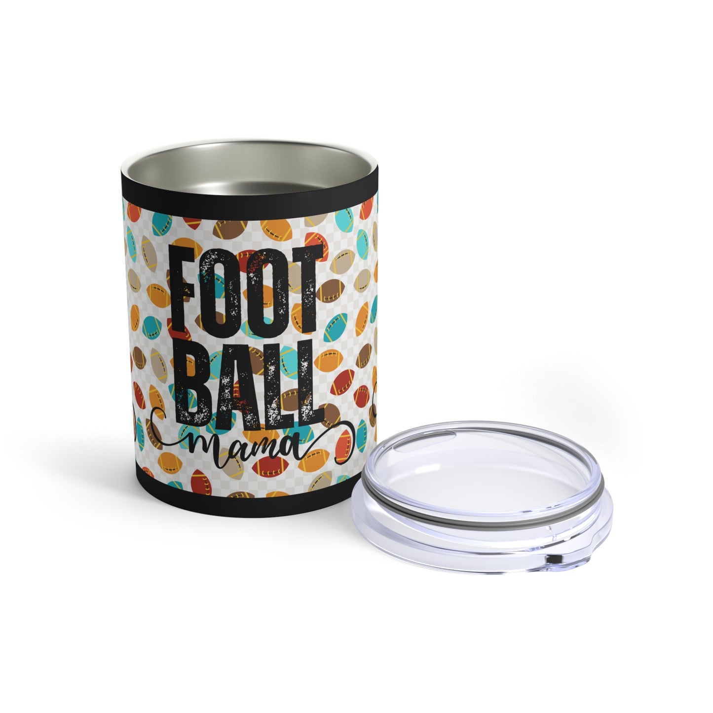 Football Mama 10oz Stainless Tumbler - Eddy and Rita
