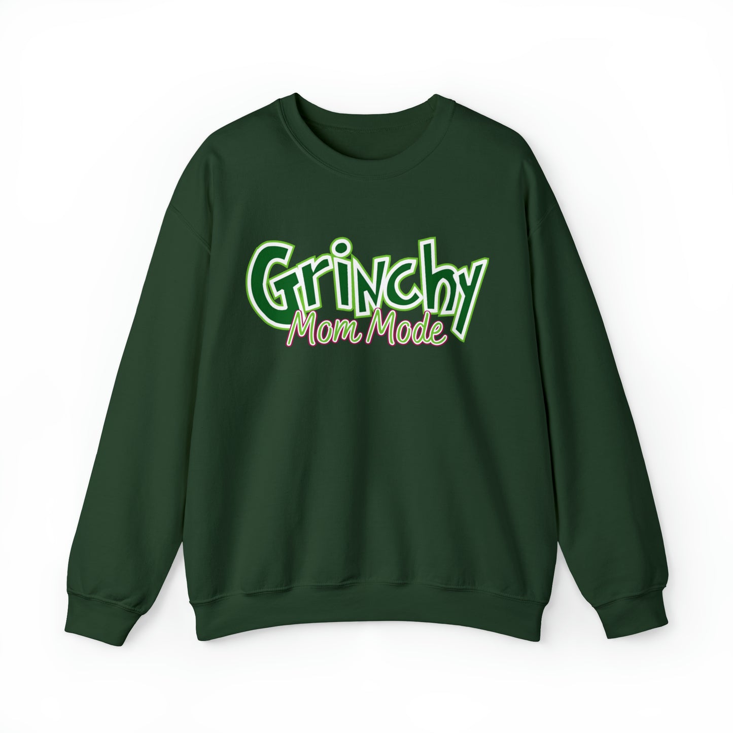 Women's 'Grinchy Mom Mode' Festive Sweatshirt