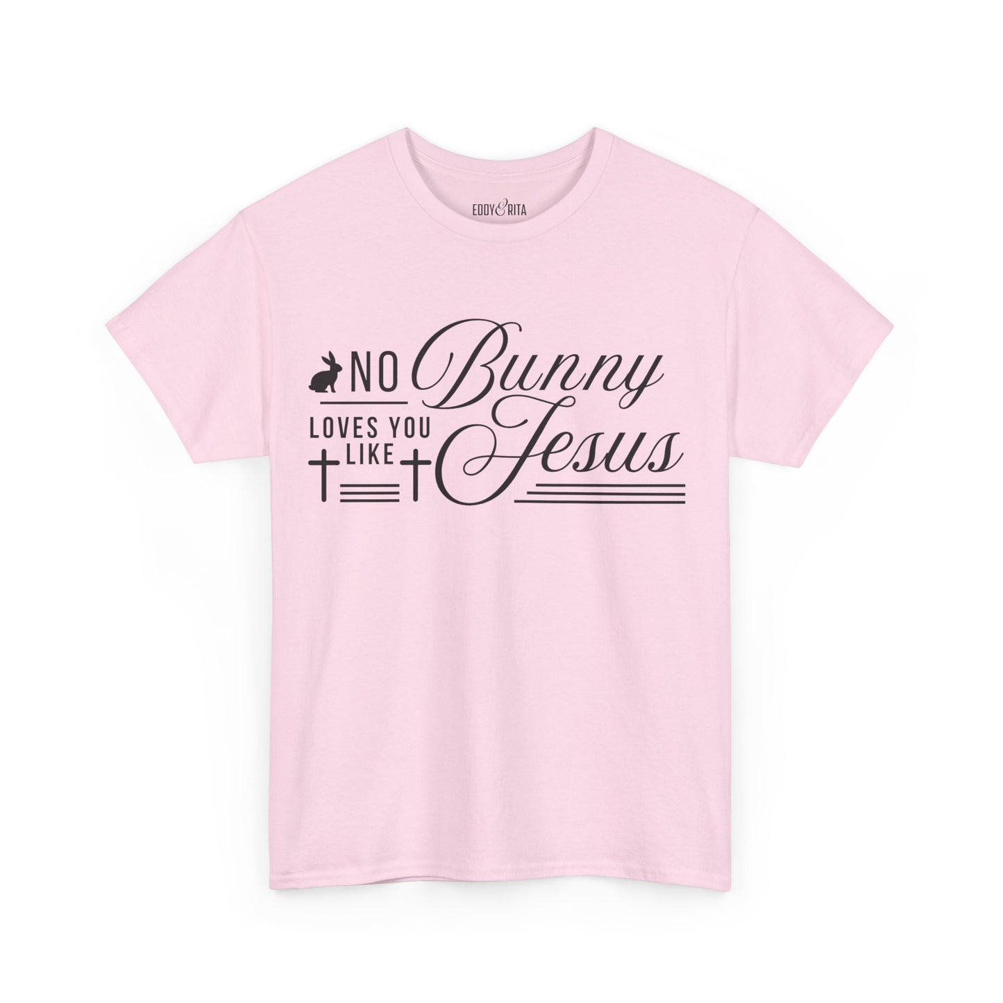 No Bunny Loves You Like Jesus Unisex Heavy Cotton Tee - Fun Easter Graphic Shirt