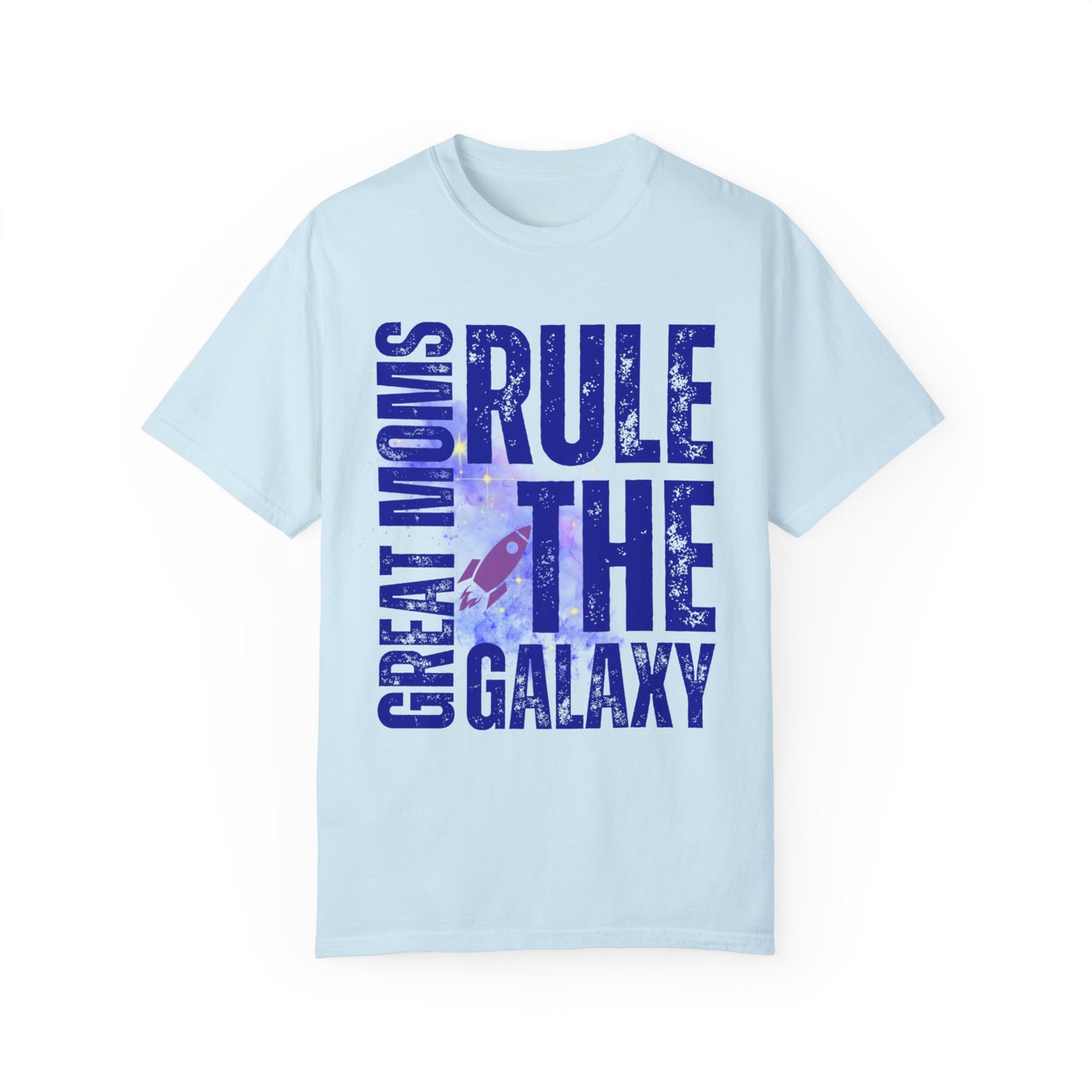 Galactic Mom Power Women's Comfort Colors T-Shirt - Eddy and Rita