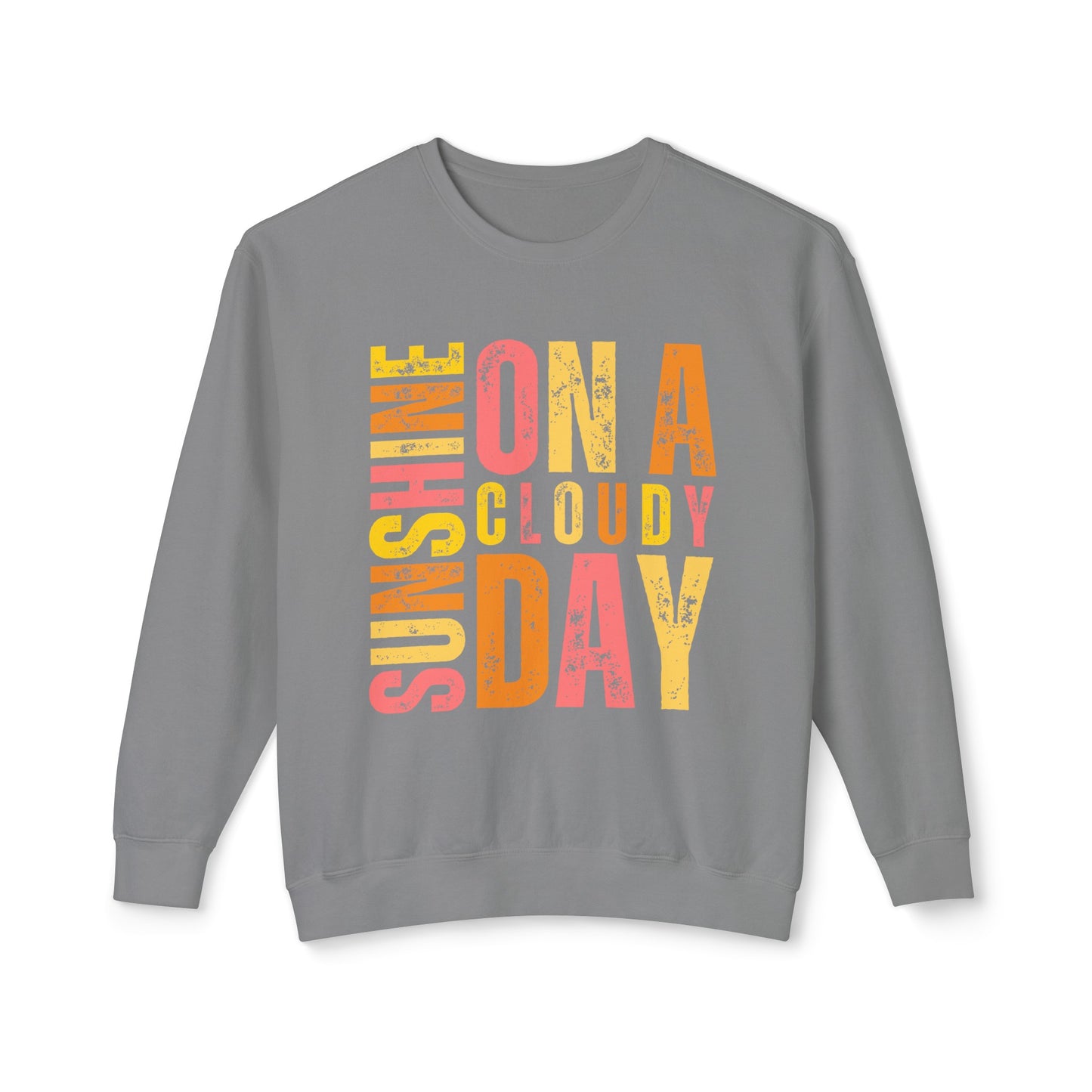 Sunshine Sherbet Women's Lightweight Crewneck Sweatshirt - Eddy and Rita