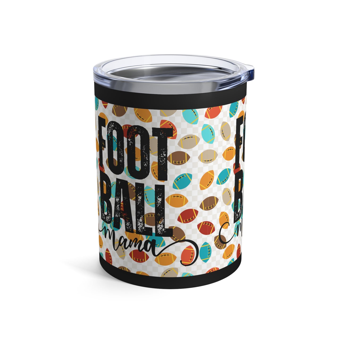 Football Mama 10oz Stainless Tumbler - Eddy and Rita