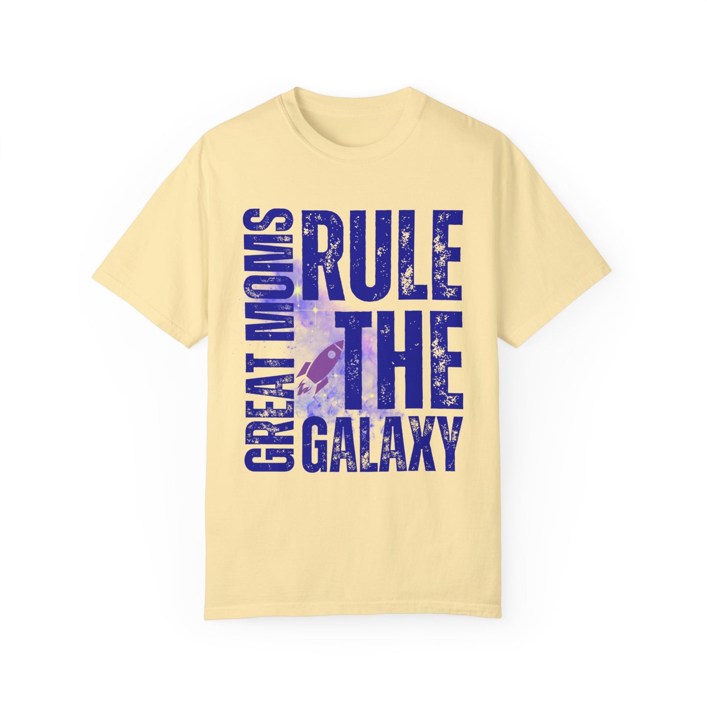 Galactic Mom Power Women's Comfort Colors T-Shirt - Eddy and Rita
