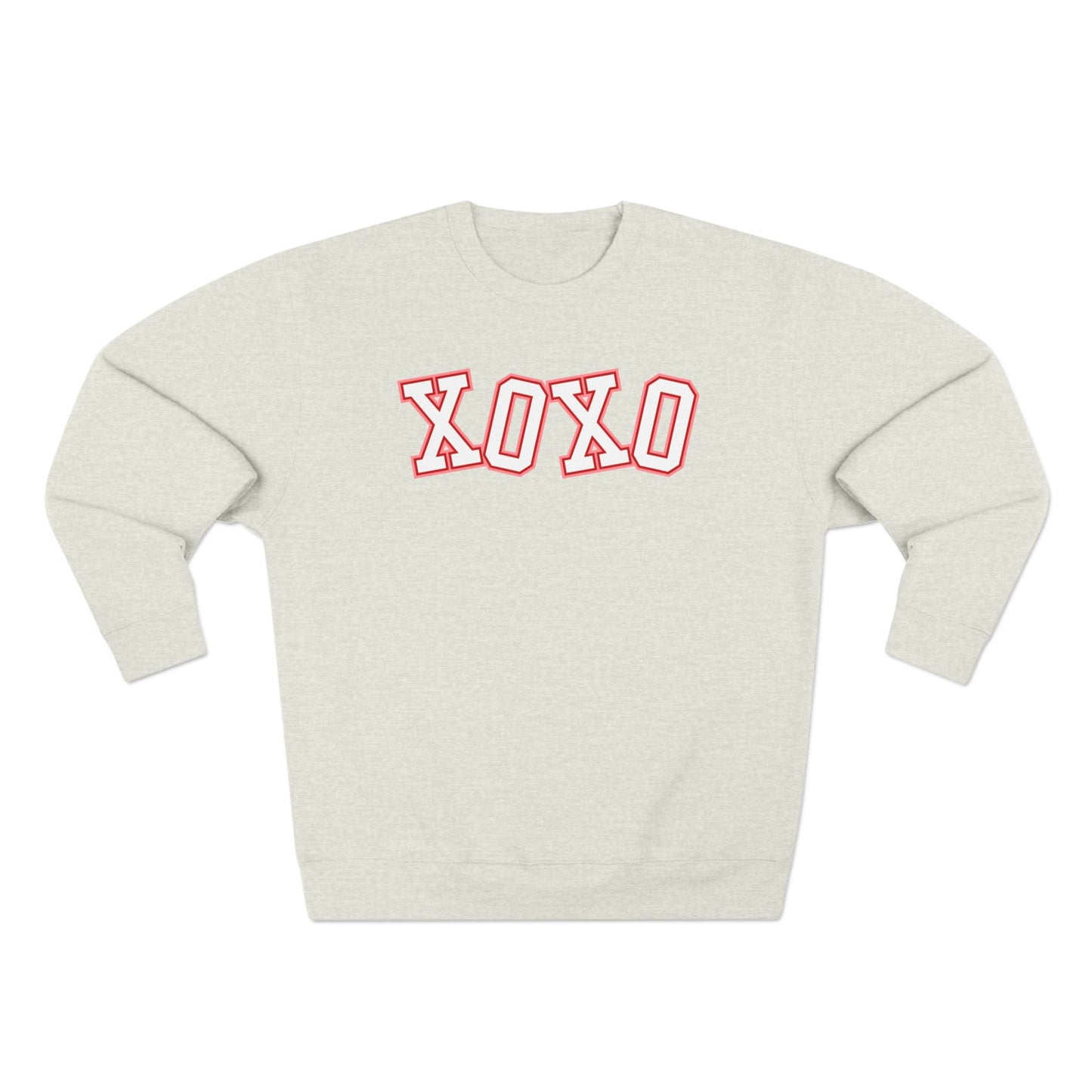 Women's Valentine's Day Graphic Sweatshirt – 'XOXO' Cute and Cozy Pullover – Romantic Holiday Outfit, Perfect Gift for Her