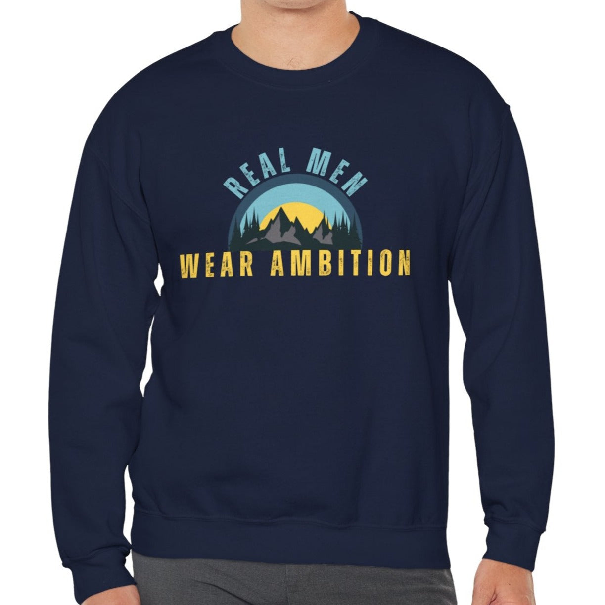 Real Men Wear Ambition: Elevate Your Style with Determined Comfort