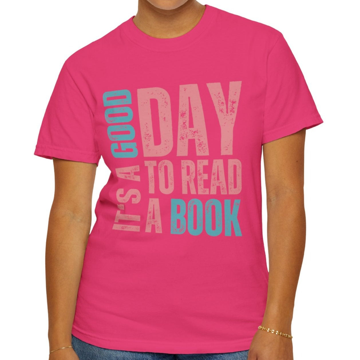 It's a Good Day to Read a Book - Women's Comfort Colors T-Shirt - Eddy and Rita