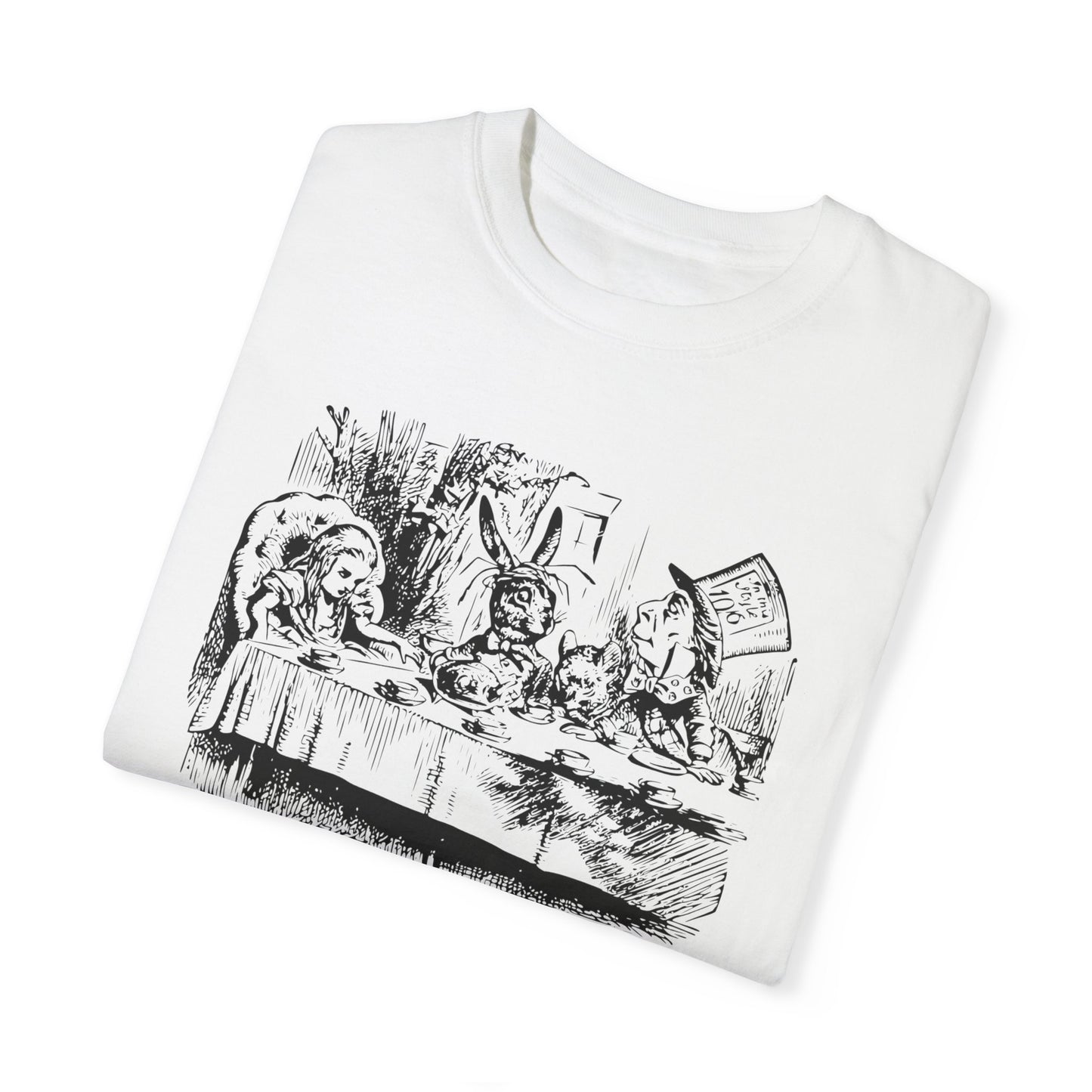 Spill The Tea Unisex Garment-Dyed T-Shirt - Fun Conversation Starter Tee