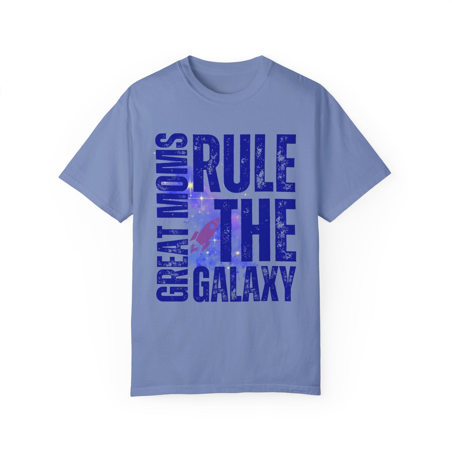 Galactic Mom Power Women's Comfort Colors T-Shirt - Eddy and Rita
