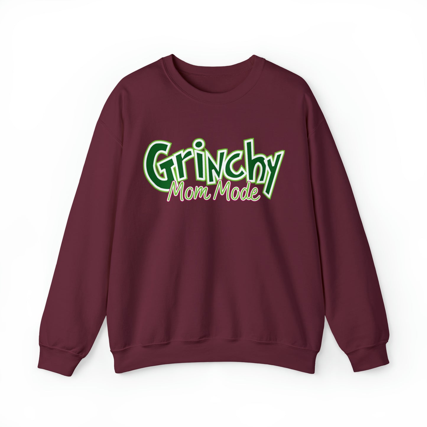 Women's 'Grinchy Mom Mode' Festive Sweatshirt