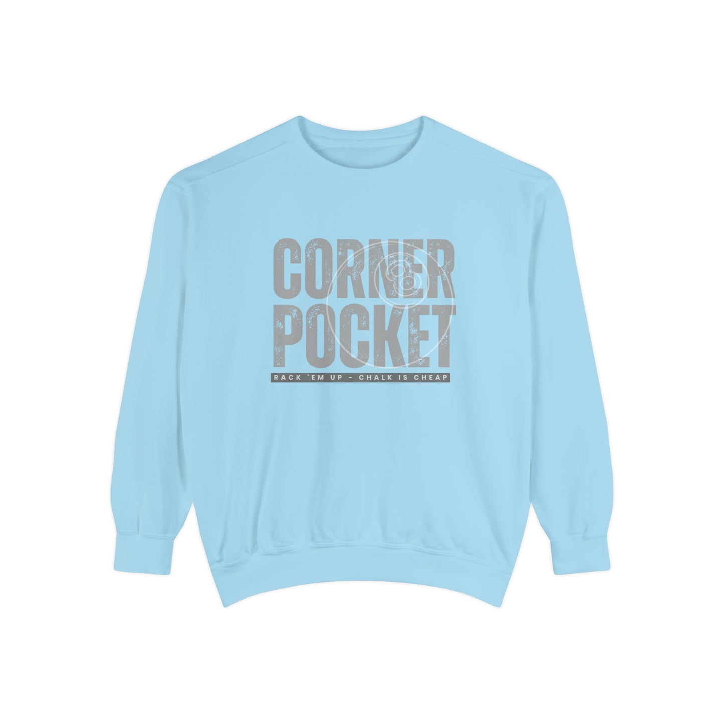 "Cozy Comfort Colors Women's Sweatshirt - 'Corner Pocket' | Casual and Stylish Pullover for Everyday Comfort"