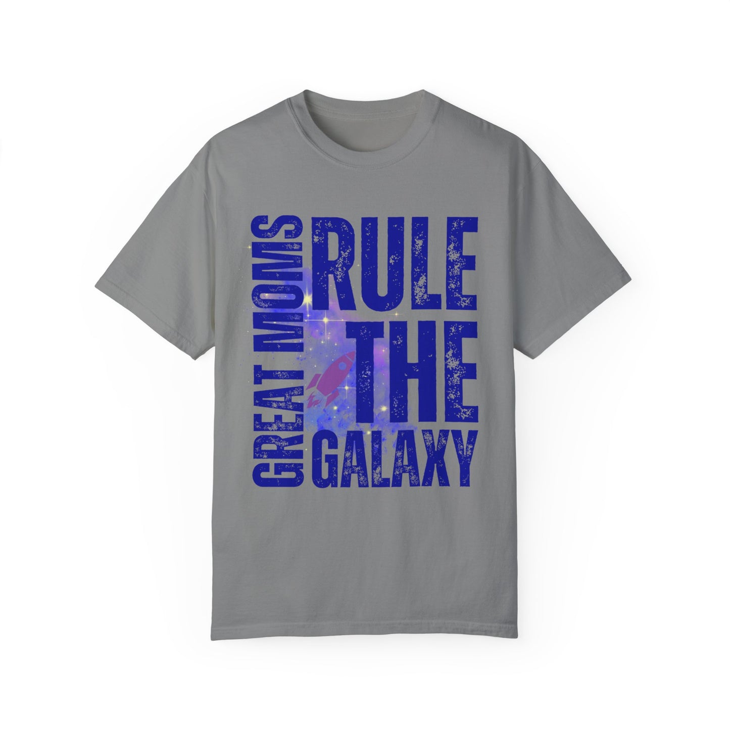 Galactic Mom Power Women's Comfort Colors T-Shirt - Eddy and Rita
