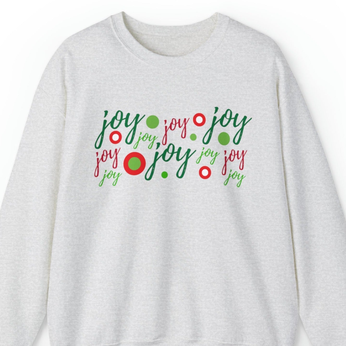 Joyful Repeated Pattern Women's Christmas Sweatshirt - Eddy and Rita
