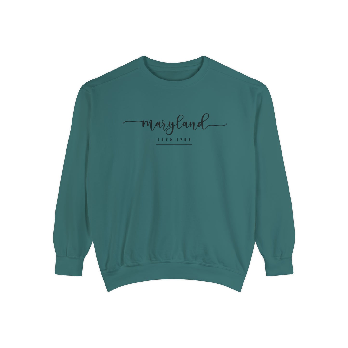 Cozy Comfort Colors Women's Sweatshirt Maryland-Inspired Chic - Eddy and Rita