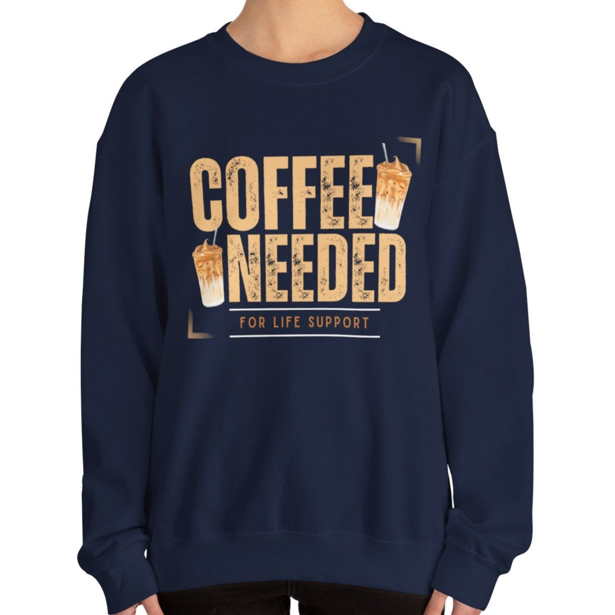 Coffee Needed: Women's Cozy Sweatshirt for Caffeine Lovers - Eddy and Rita