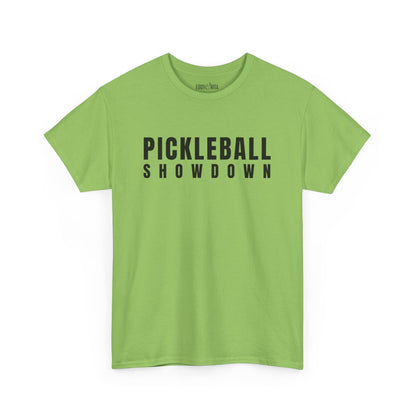 Eddy and Rita Unisex Heavy Cotton T-Shirt - "Pickleball Showdown" Graphic Tee for Sports EnthusiastsEddy and Rita Unisex Heavy Cotton T-Shirt - "Pickleball Showdown" Graphic Tee for Sports Enthusiasts