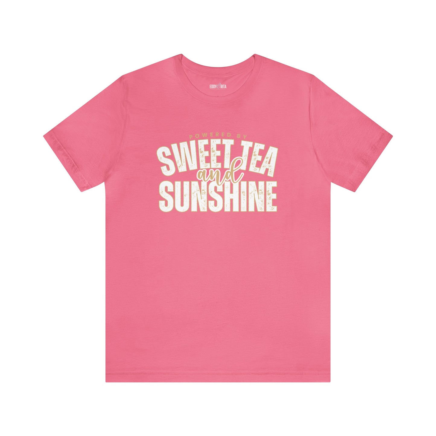 Powered by Sweet Tea and Sunshine" Women's Bella Canvas Tee - Eddy and Rita