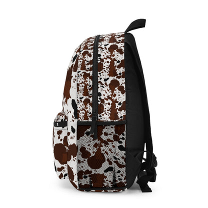 Christmas Backpack – Stylish Cow Print Design | Trendy and Festive Holiday Bag for All Your Essentials