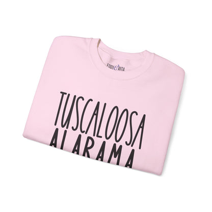 Tuscaloosa Alabama Women's Sweatshirt: Cozy Comfort with Hometown Pride - Eddy and Rita