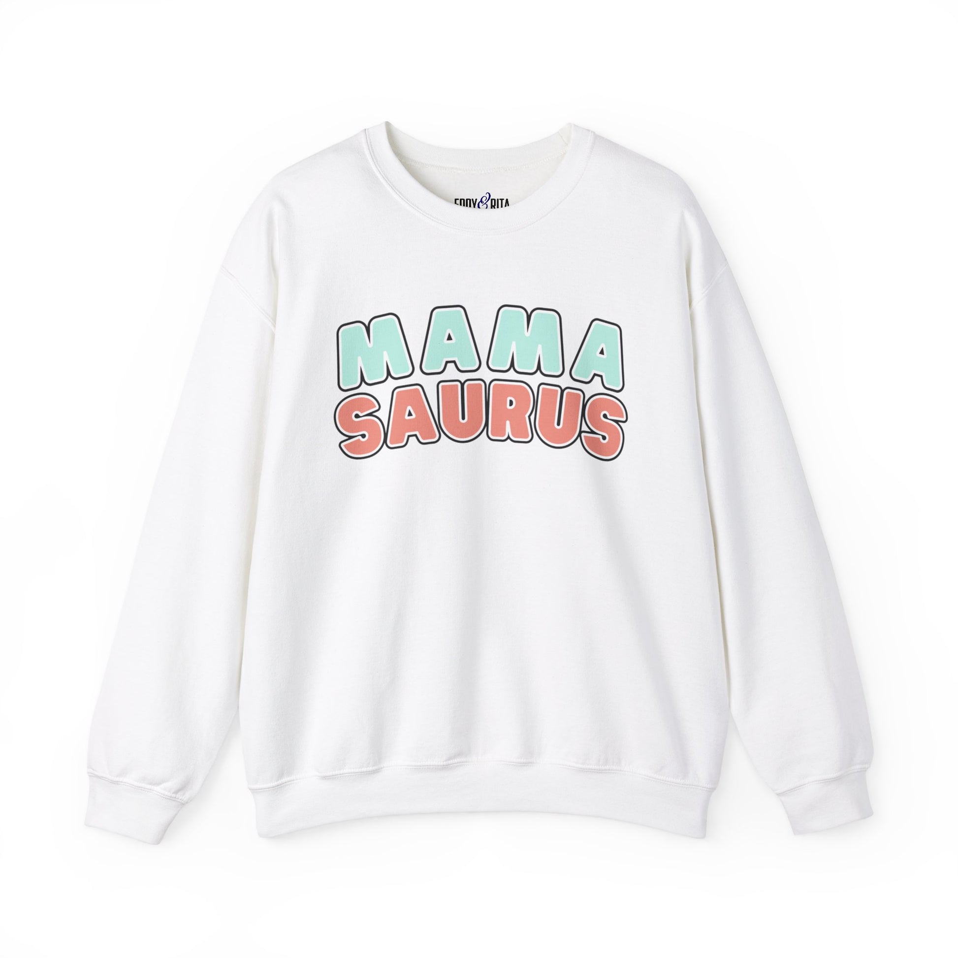 Mamasaurus Women's Heavy Sweatshirt Gift for Mother's - Eddy and Rita