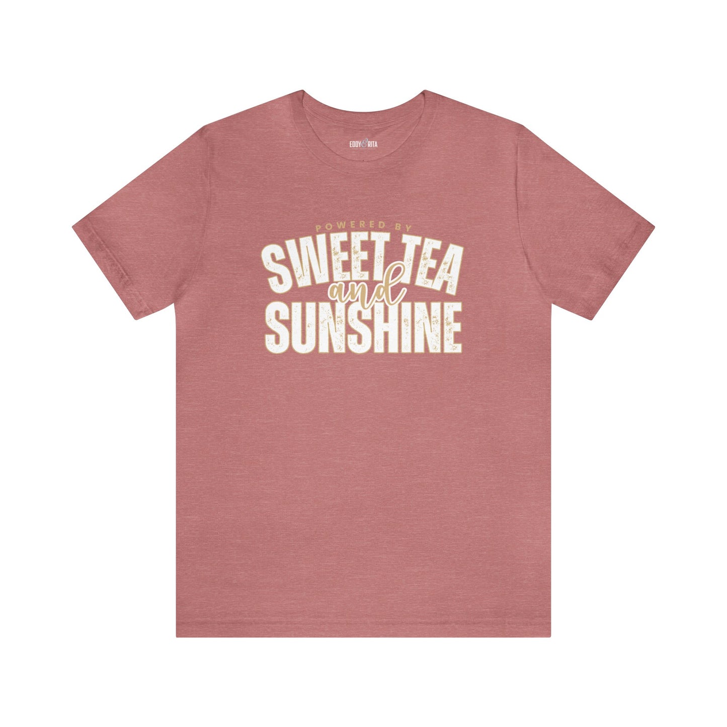 Powered by Sweet Tea and Sunshine" Women's Bella Canvas Tee - Eddy and Rita