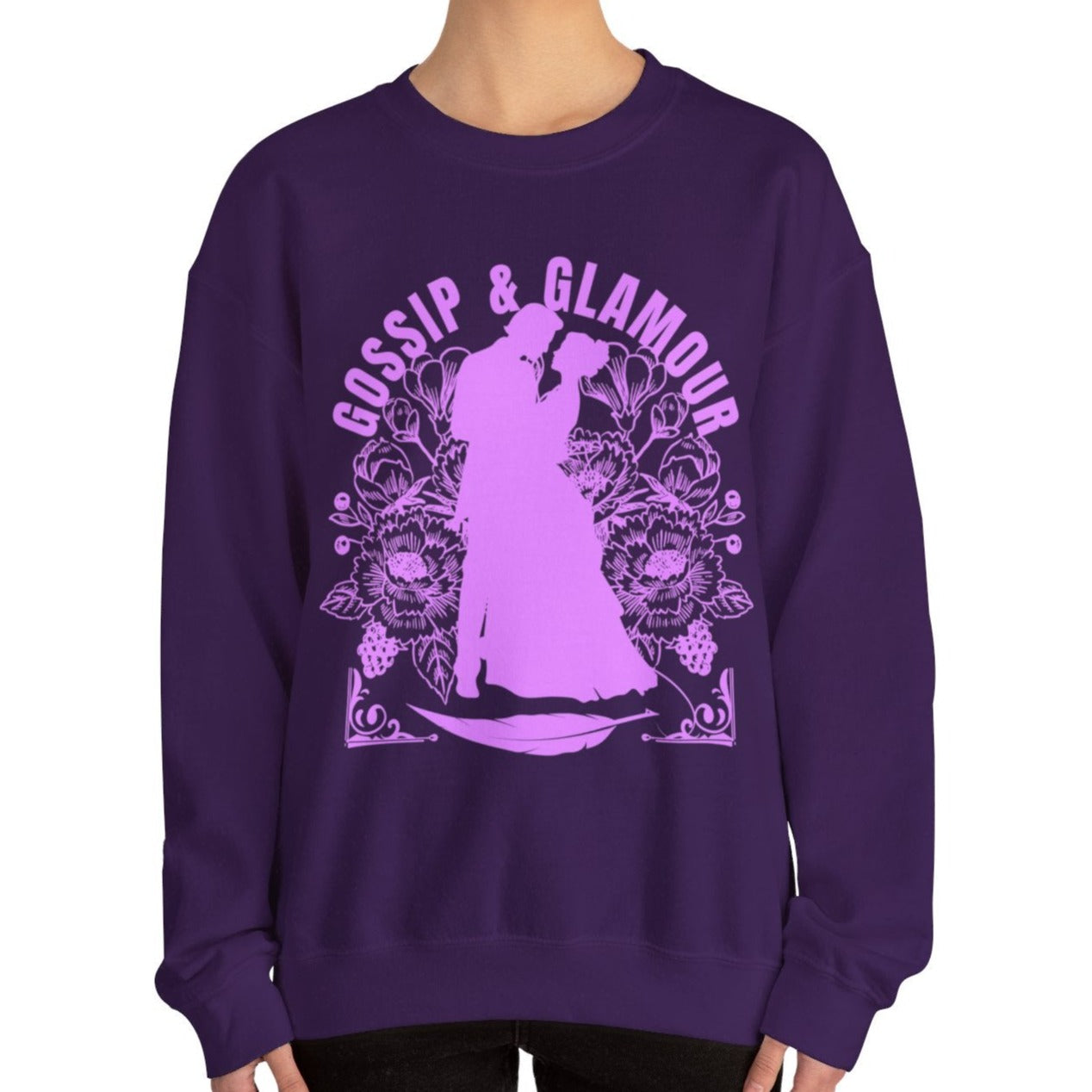 Eddy and Rita Women's Heavy Sweatshirt - "Gossip & Glamour" Bridgerton Tribute - Elegant Graphic Pullover