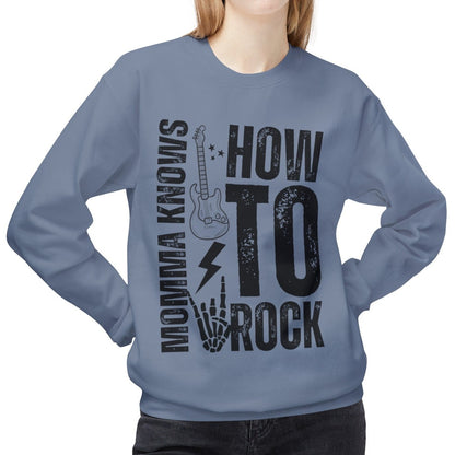 Momma Rockstar Women's Midweight Fleece Sweatshirt - Eddy and RitaMomma Rockstar Women's Midweight Fleece Sweatshirt - Eddy and Rita