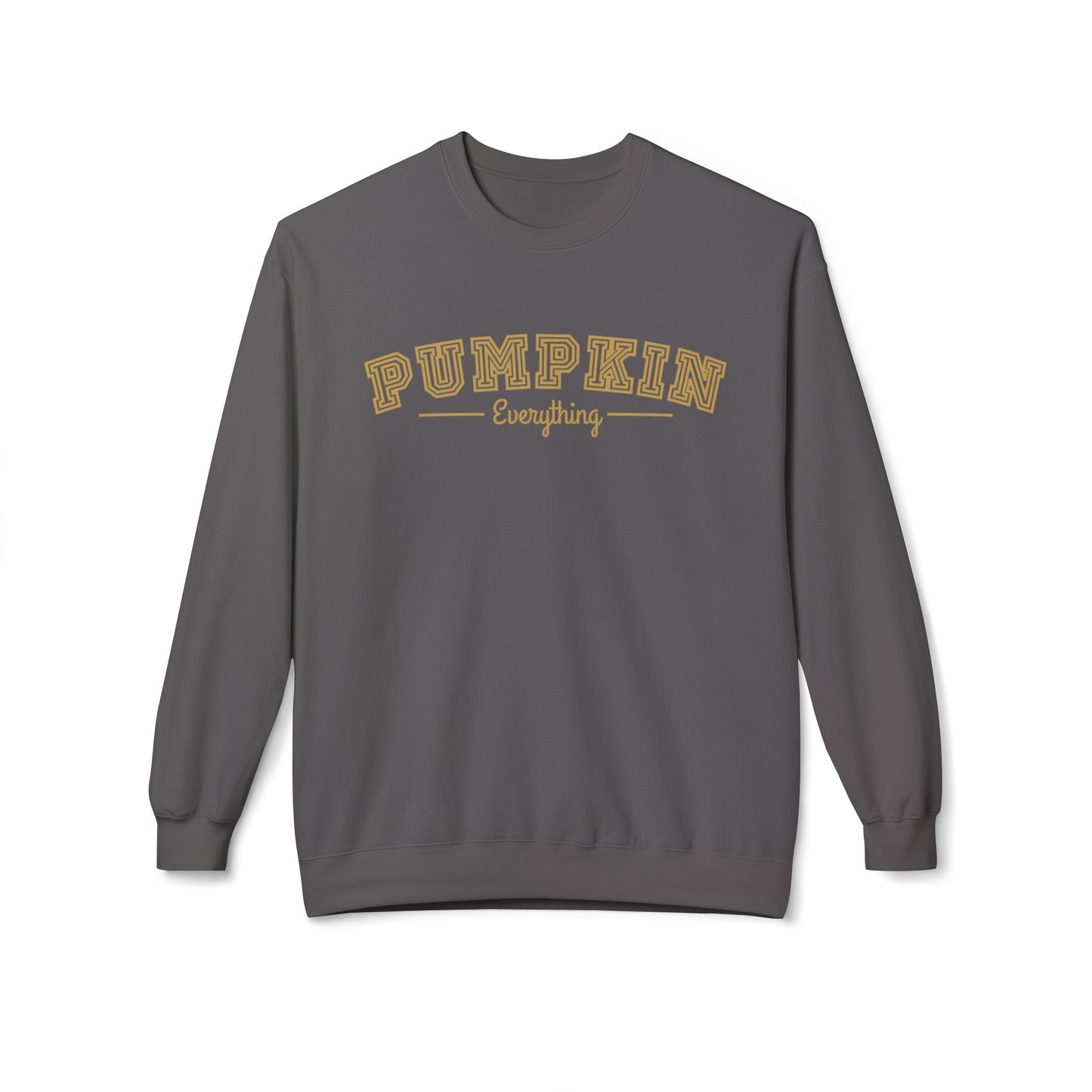 Eddy and Rita Women's Midweight Crewneck Sweatshirt - "Pumpkin Everything" Fall Graphic Pullover