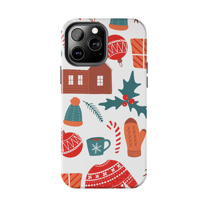 Tough Phone Case for iPhone – Festive Christmas Sweater Design | Durable and Stylish Holiday Stocking Stuffer