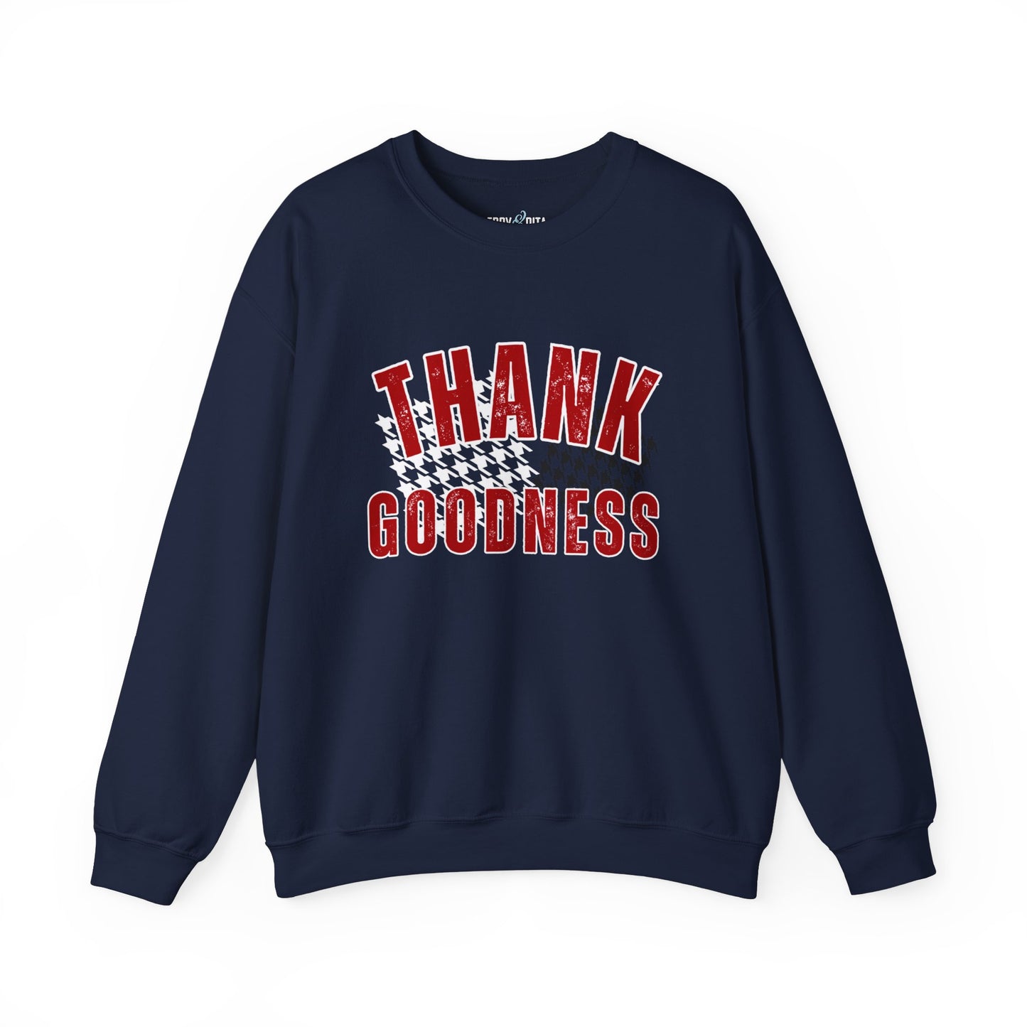 Thank Goodness: Women's Gratitude-Inspired Cozy Sweatshirt - Eddy and Rita