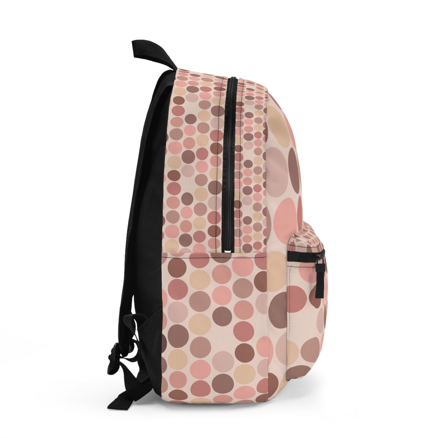 Eddy and Rita Women's Pink Neutral Dotted Backpack - Premium Designer Bag