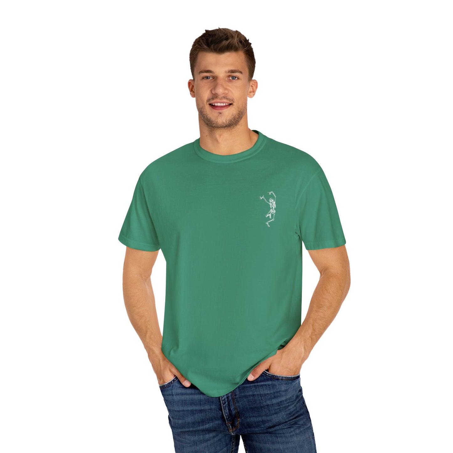 Eddy and Rita Men's Comfort Colors T-Shirt - "What If the Hokey Pokey Is What It's All About" Fun Graphic Tee