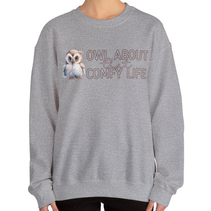 Comfy Life with Owls: 'Owl About That Comfy Life' Women's Sweatshirt - Eddy and Rita