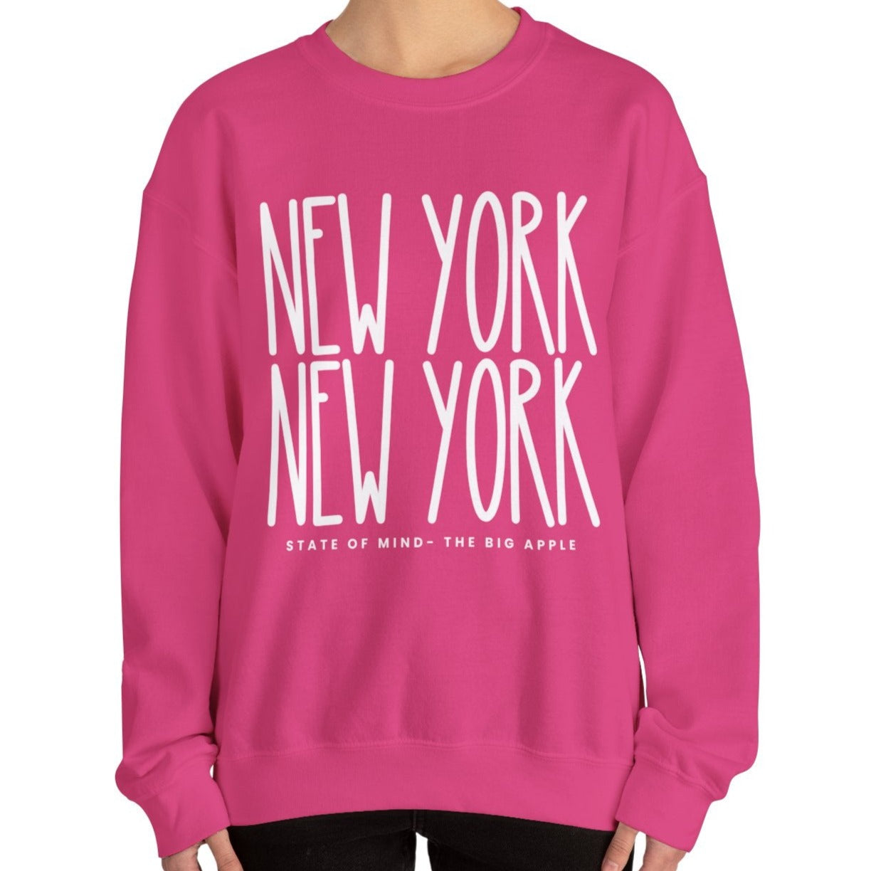 New York New York Chic: Women's Sweatshirt for Urban Style and Cozy Comfort - Eddy and Rita