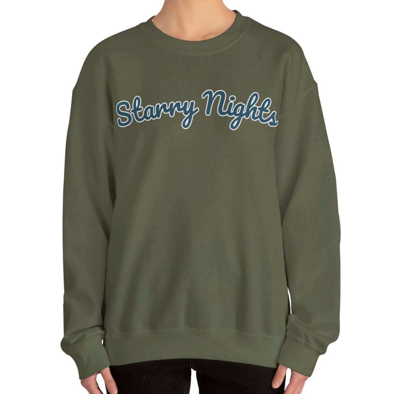 Women's Heavy Blend Sweatshirt – "Starry Nights" Cozy and Stylish Graphic Sweatshirt