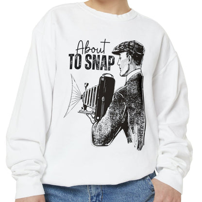 About to Snap Comfort Colors Sweatshirt - Eddy and Rita