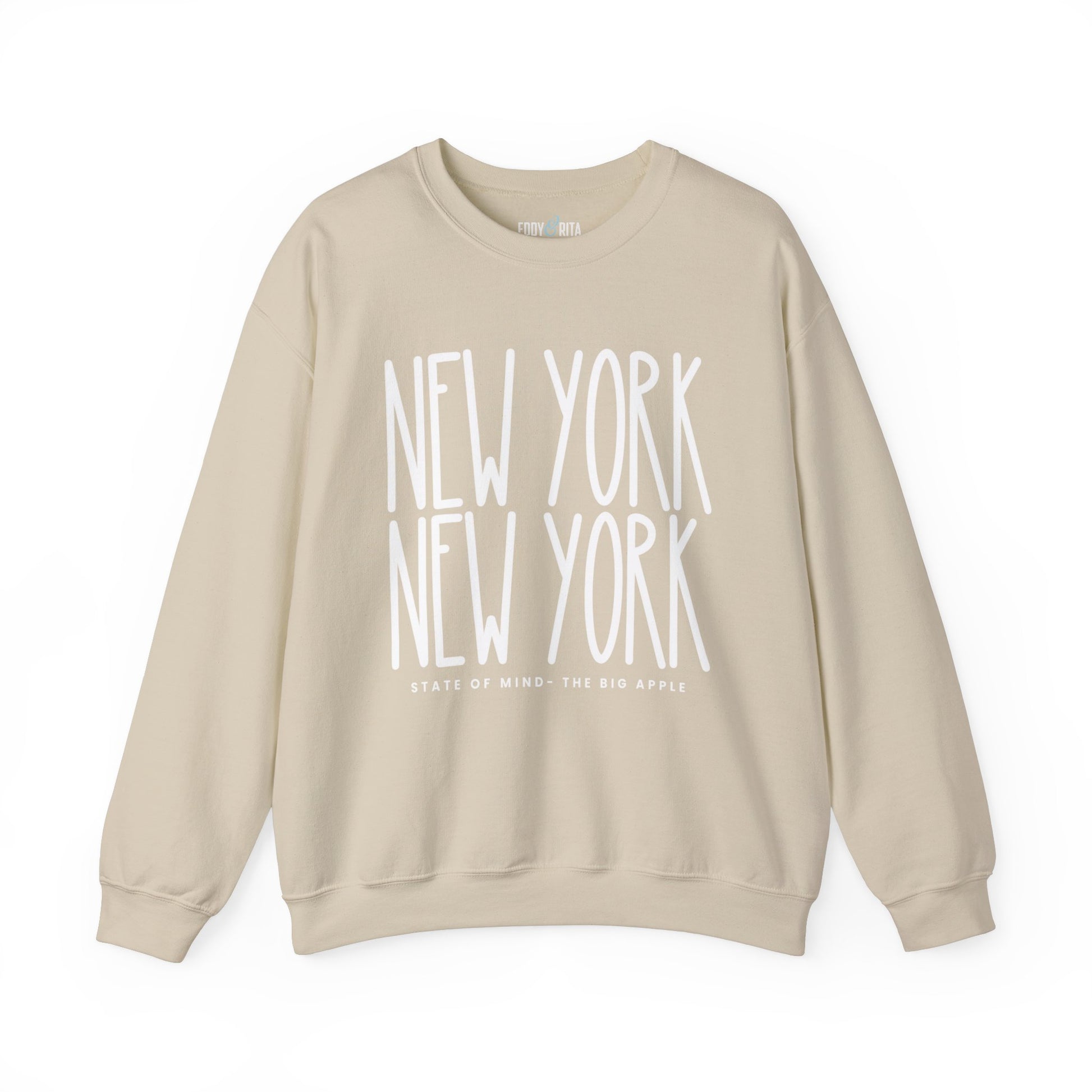 New York New York Chic: Women's Sweatshirt for Urban Style and Cozy Comfort - Eddy and Rita