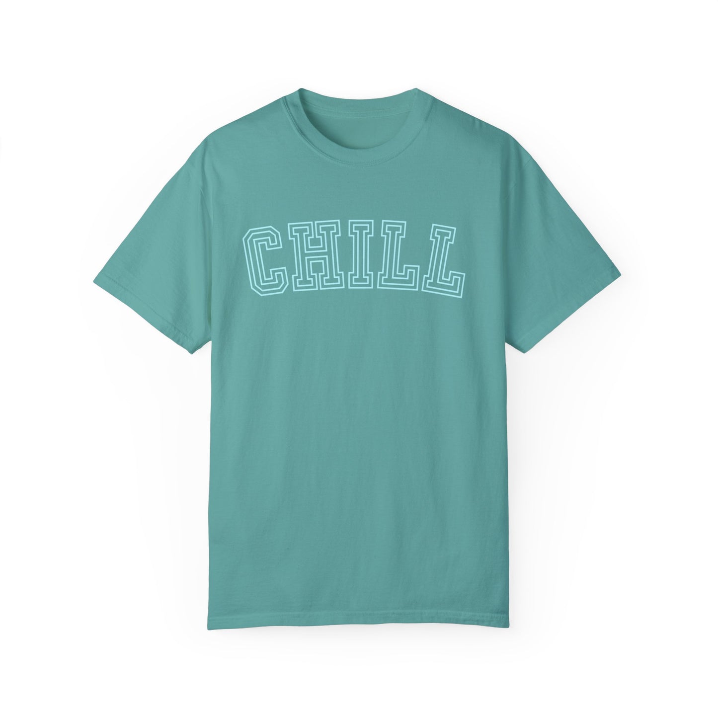 Eddy and Rita Women's Comfort Colors T-Shirt - "Chill" Relaxed Graphic Tee