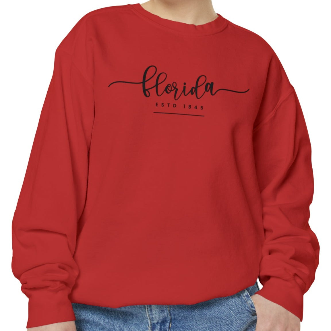 Comfort Colors Women's Sweatshirt - Florida Sunshine Pullover