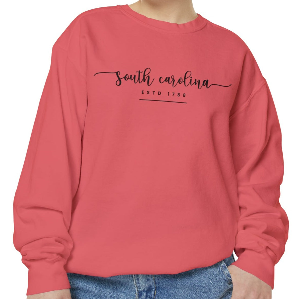 Comfort Colors Women's Sweatshirt - South Carolina Pride Pullover - Eddy and Rita