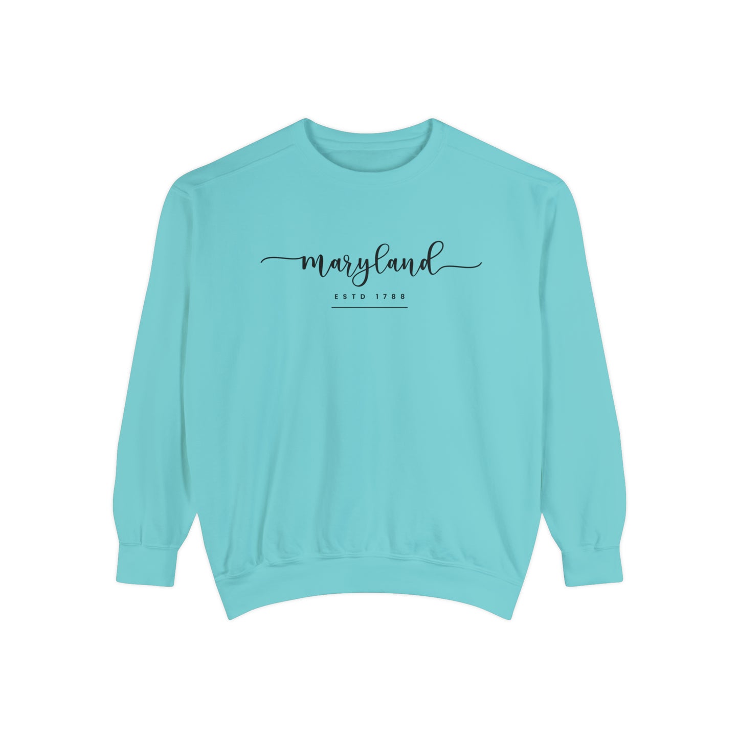 Cozy Comfort Colors Women's Sweatshirt Maryland-Inspired Chic - Eddy and Rita