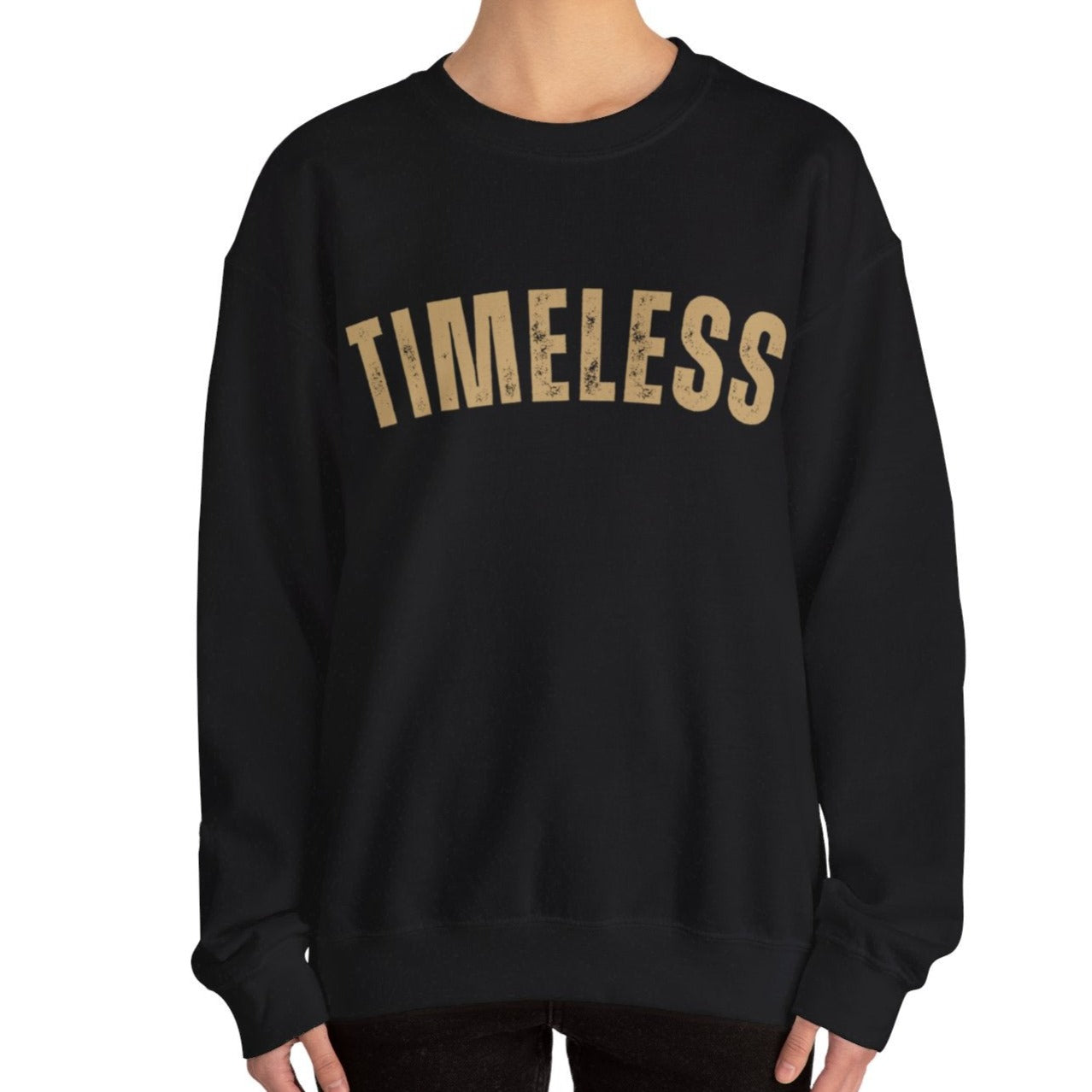 Women's Heavy Sweatshirt - "Timeless" Graphic Pullover