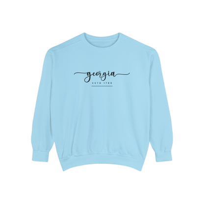 Comfort Colors Women's Sweatshirt - Georgia Pride Pullover - Eddy and Rita