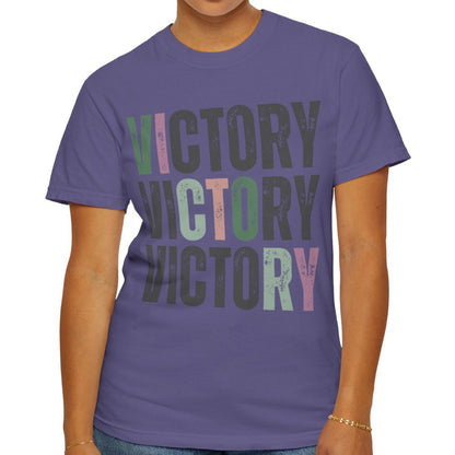 Victorious Vibes Women's Comfort Colors T-Shirt - Eddy and Rita