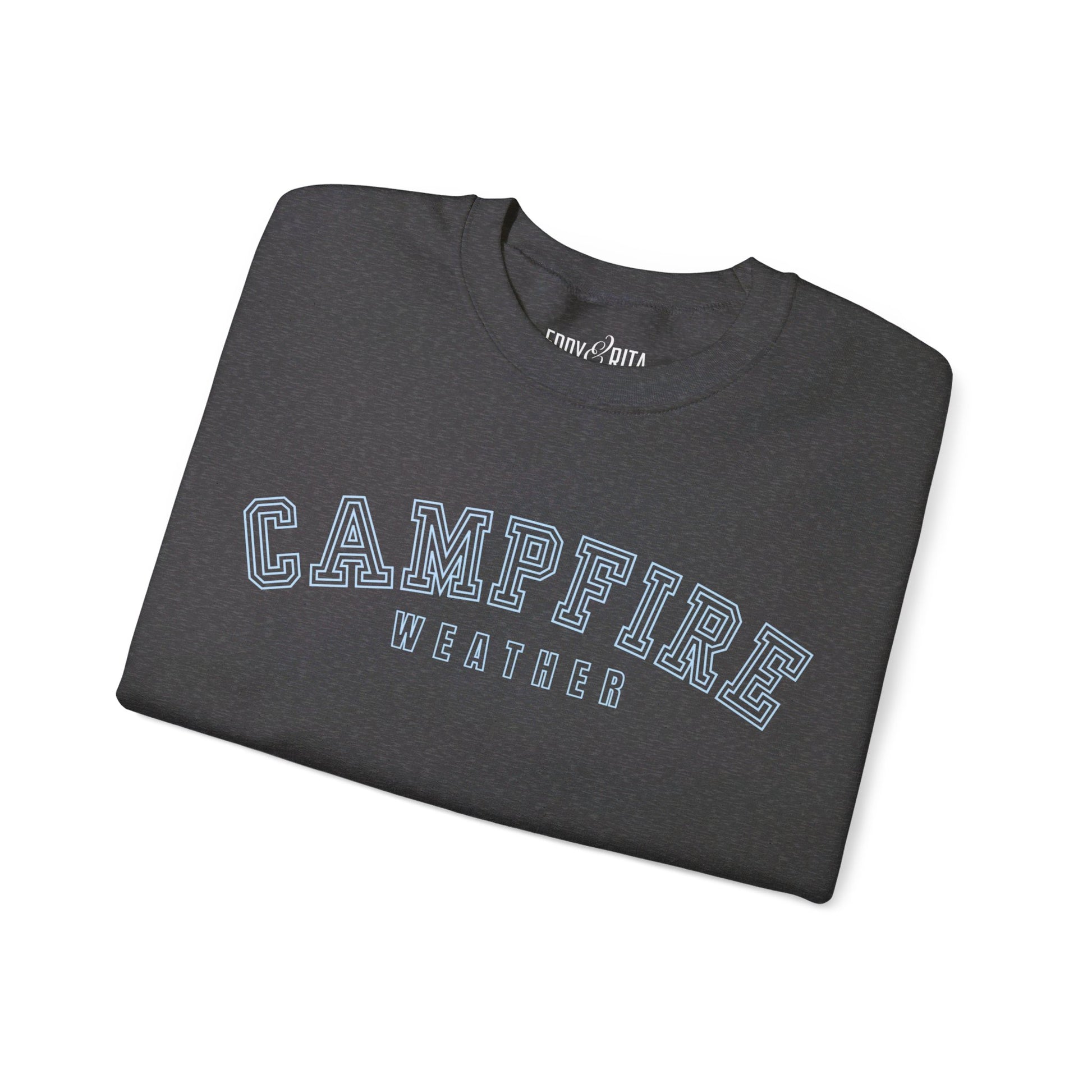 Women's Heavy Blend Sweatshirt – "Campfire Weather" Cozy Graphic Sweatshirt