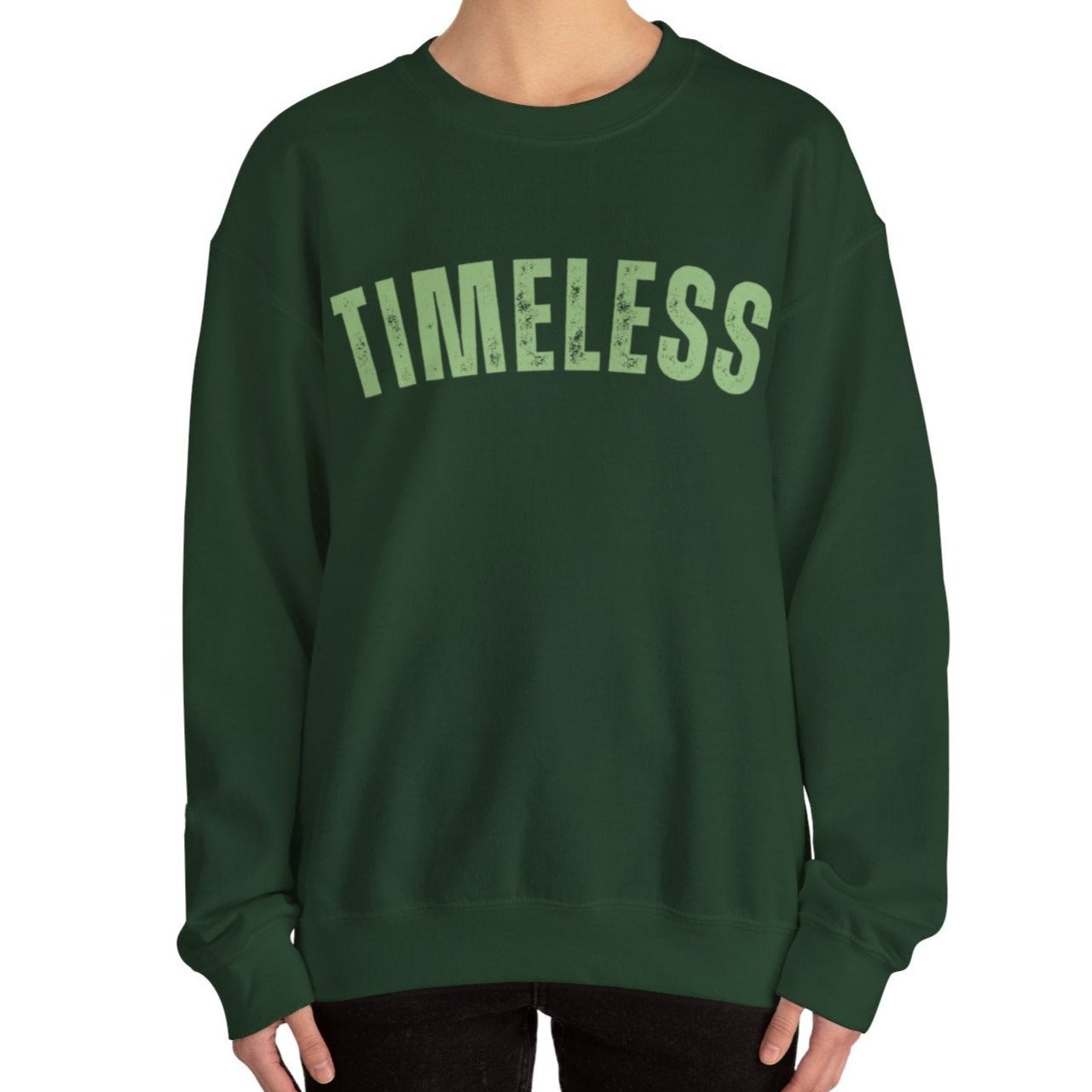 Women's Heavy Sweatshirt - "Timeless" Graphic Pullover