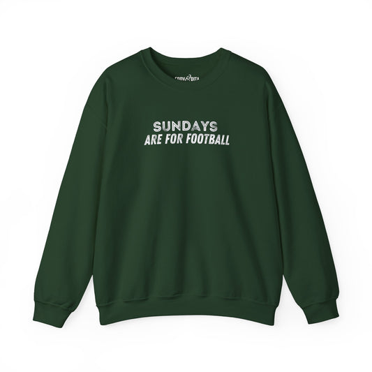 Men's Heavy Sweatshirt – "Sundays Are for Football" Cozy Game Day Graphic Sweatshirt